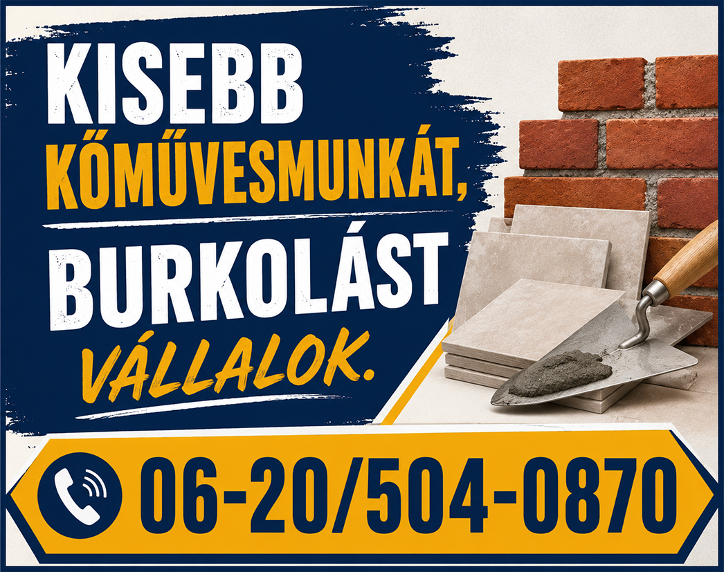 Burkolás 1/30