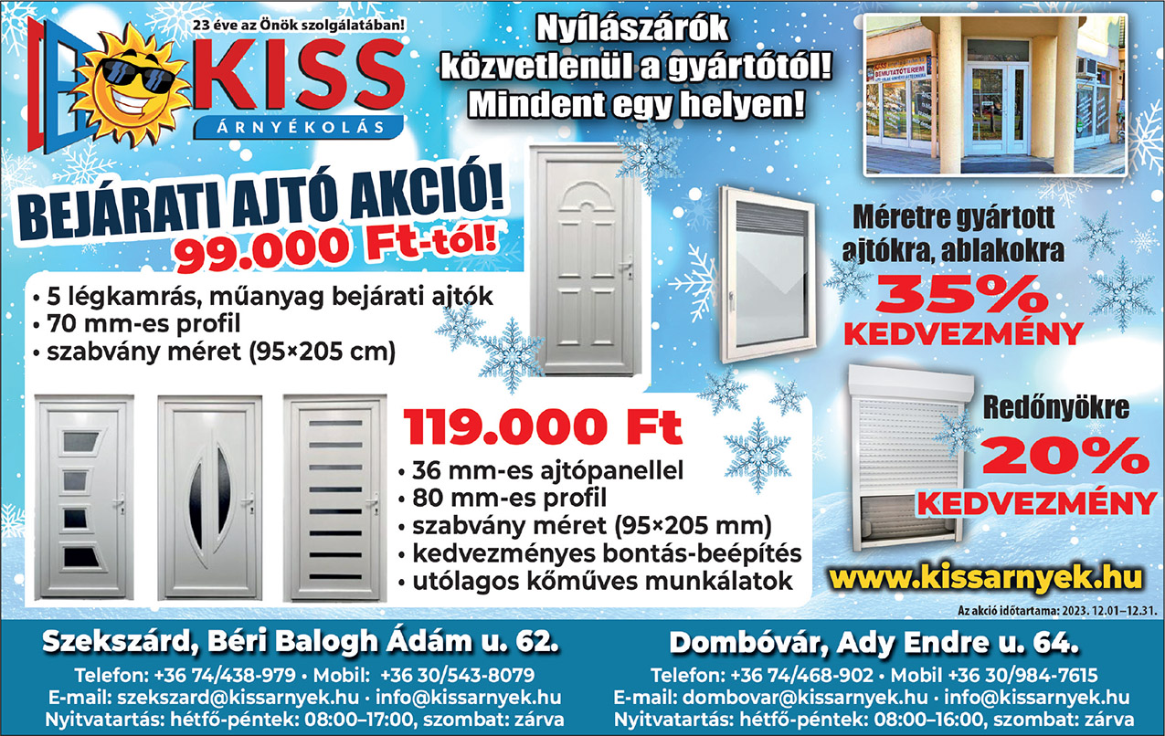 Kiss Árnyékolás
