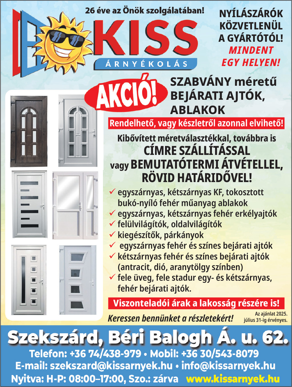 Kiss Árnyékolás