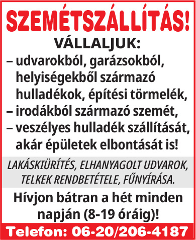 Szemétszállítás