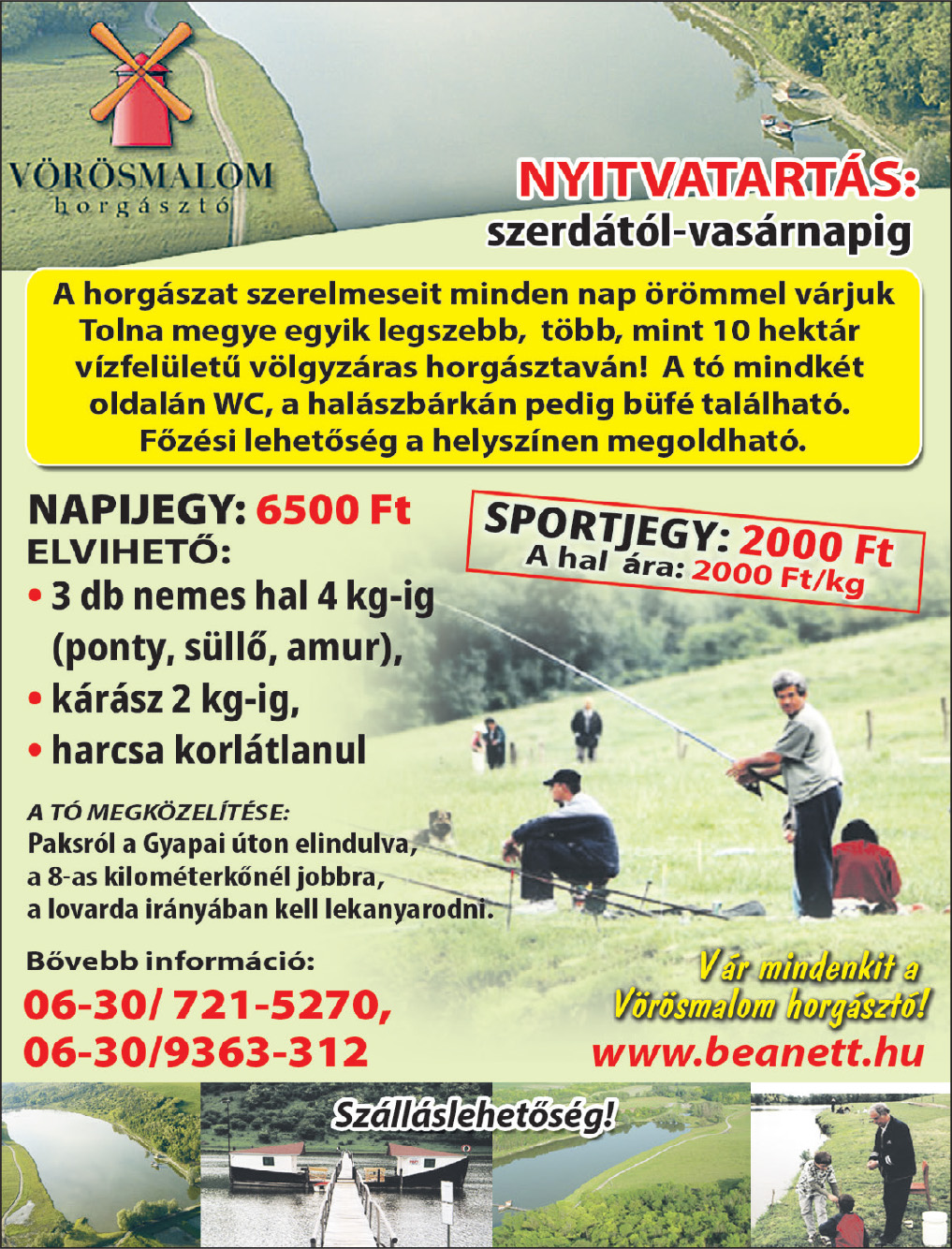 Beanett horgásztó