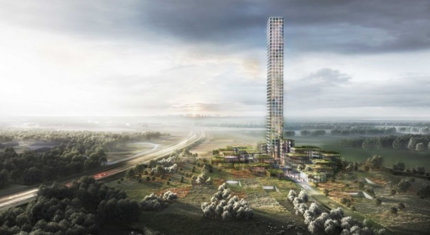 Nyugat-Európa legmagasabb épülete egy dán kisvárosban