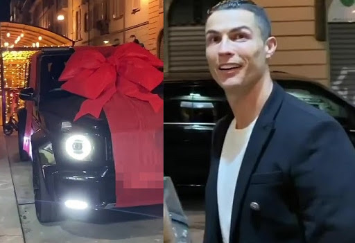 Ajándékba kapta Ronaldo a különleges Mercedes G-osztályt