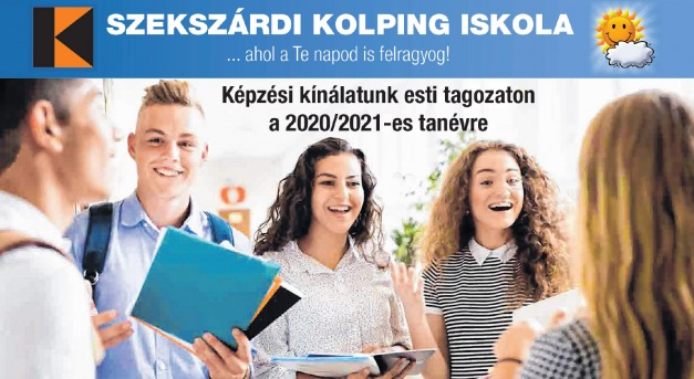 Képzési kínálatunk esti tagozaton a 2020/21-es tanévre