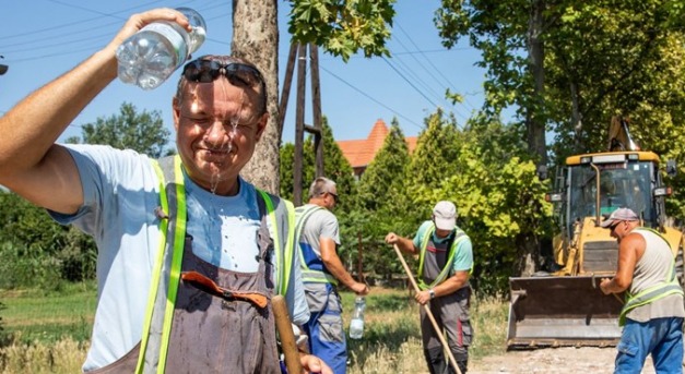 Vörös figyelmeztetés 12 megyében a hőség miatt