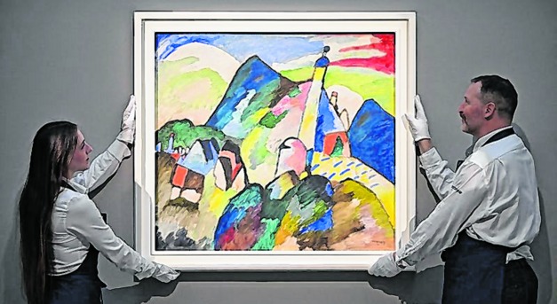 A nácik ellopták, most  rekordáron kelt el egy  Kandinszkij-festmény