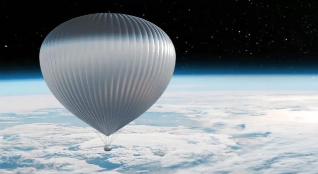 Hőlégballon, amely az űr széléig repít