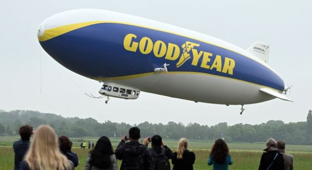 Zeppelinnel, a Ruhr-vidék felett