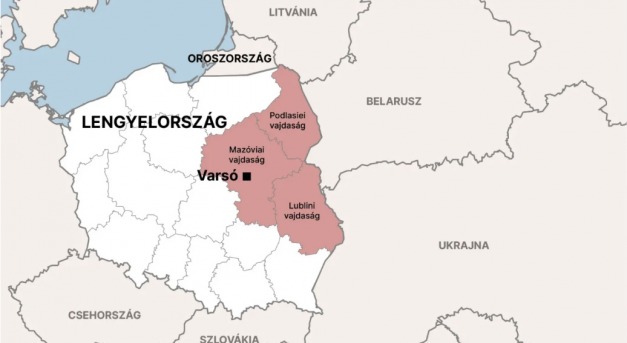 Tizenkilenc orosz drón repült be Lengyelország légterébe