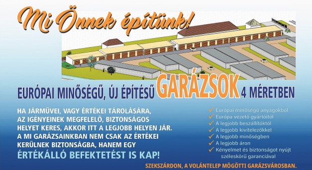 Műszaki átadás a Tartsay garázsvárosban